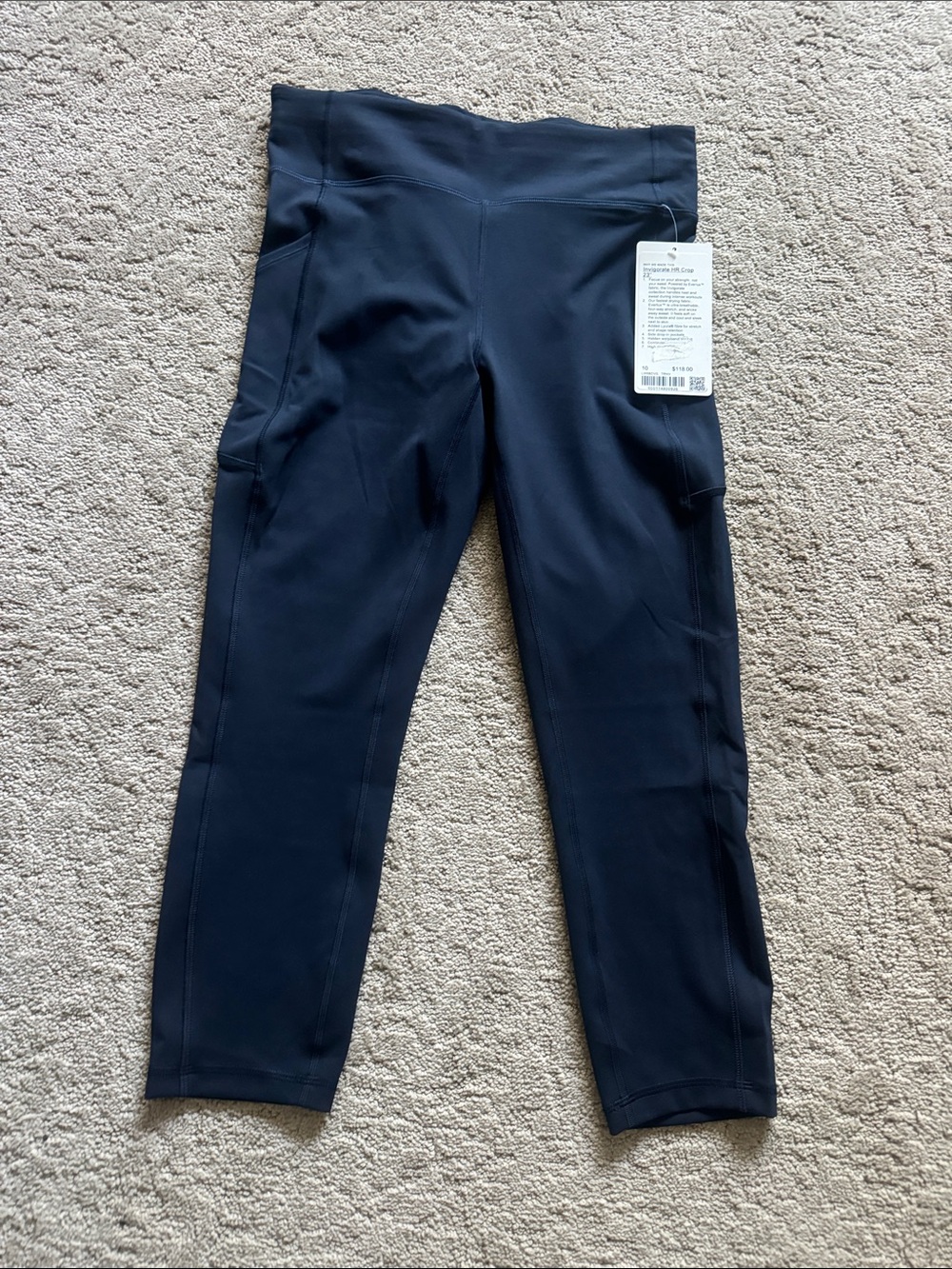 NWT Lululemon Invigorate HR Crop 23”